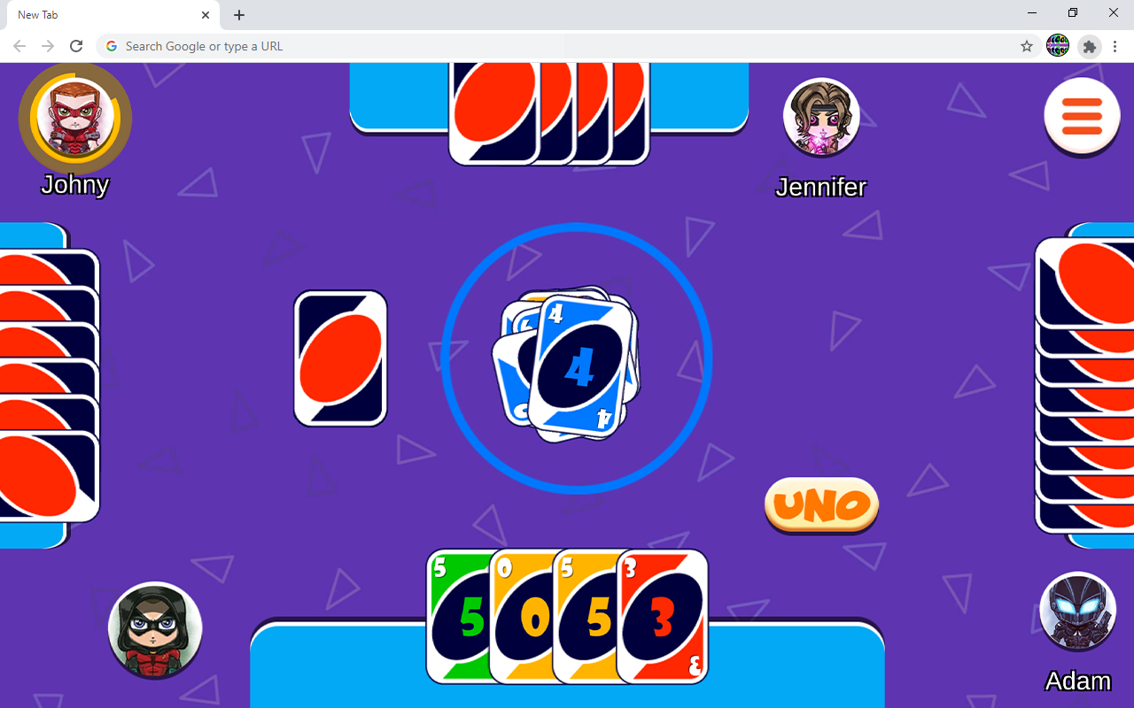 Classic Uno Game