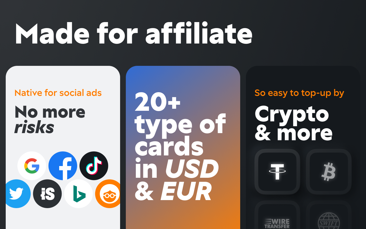 Crypto-Cardholder by PST.NET | Virtual cards