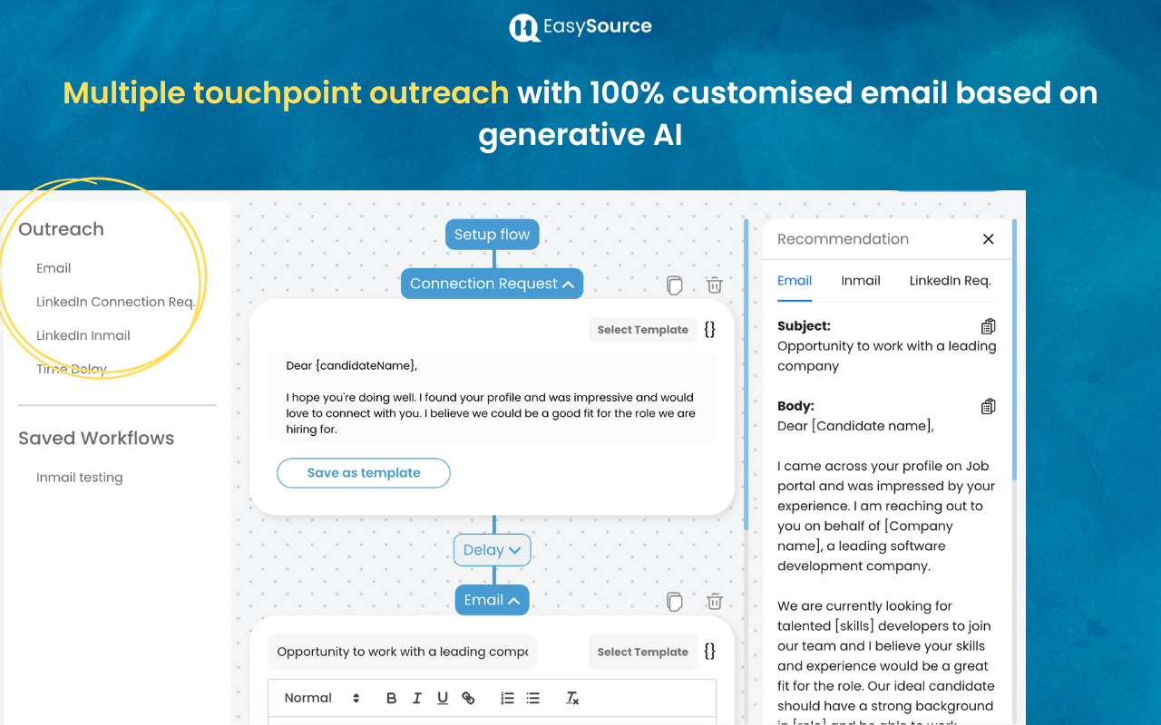 EasySource: #1 Platform for Talent Sourcing