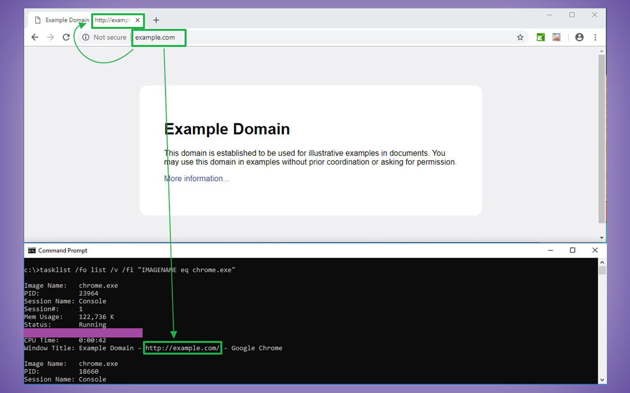 Add URL To Window Title