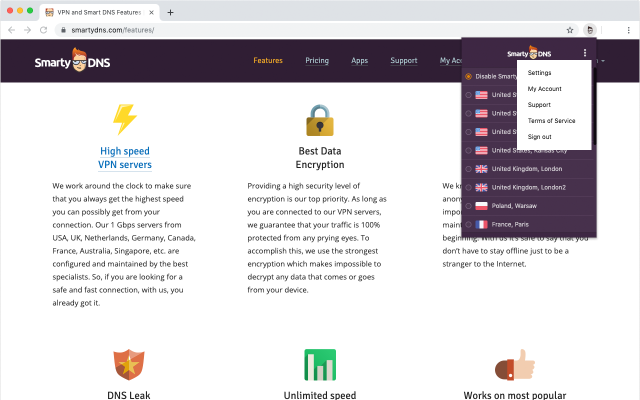 SmartyDNS -  and Smart DNS