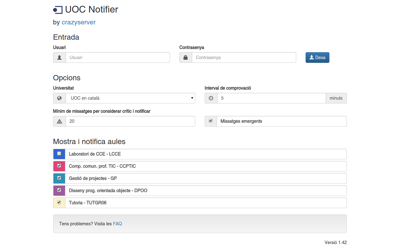 UOC Notifier