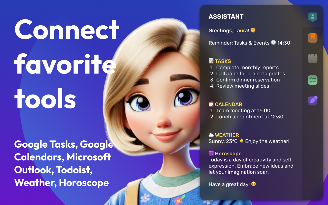 AI助手：任务和日历与ChatGPT