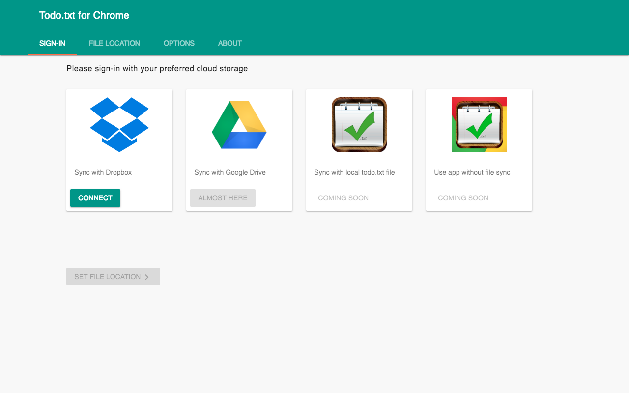 Todo.txt for Chrome - simple task management