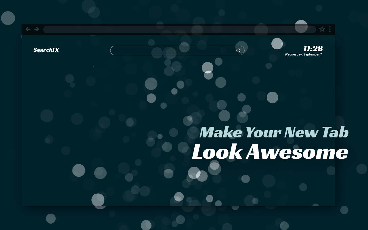 SearchFX Animated Backgrounds New Tab