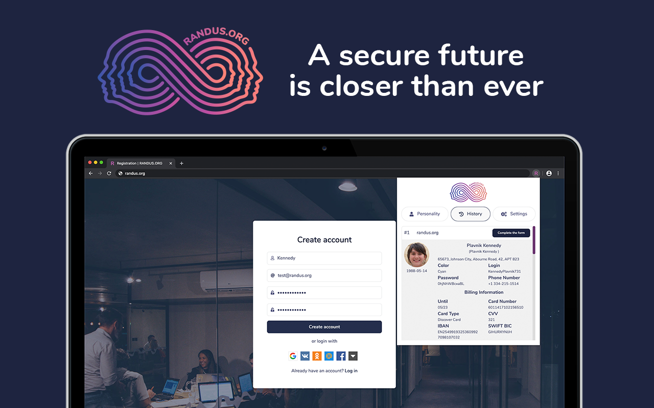 RANDUS.ORG – генератор случайных личностей