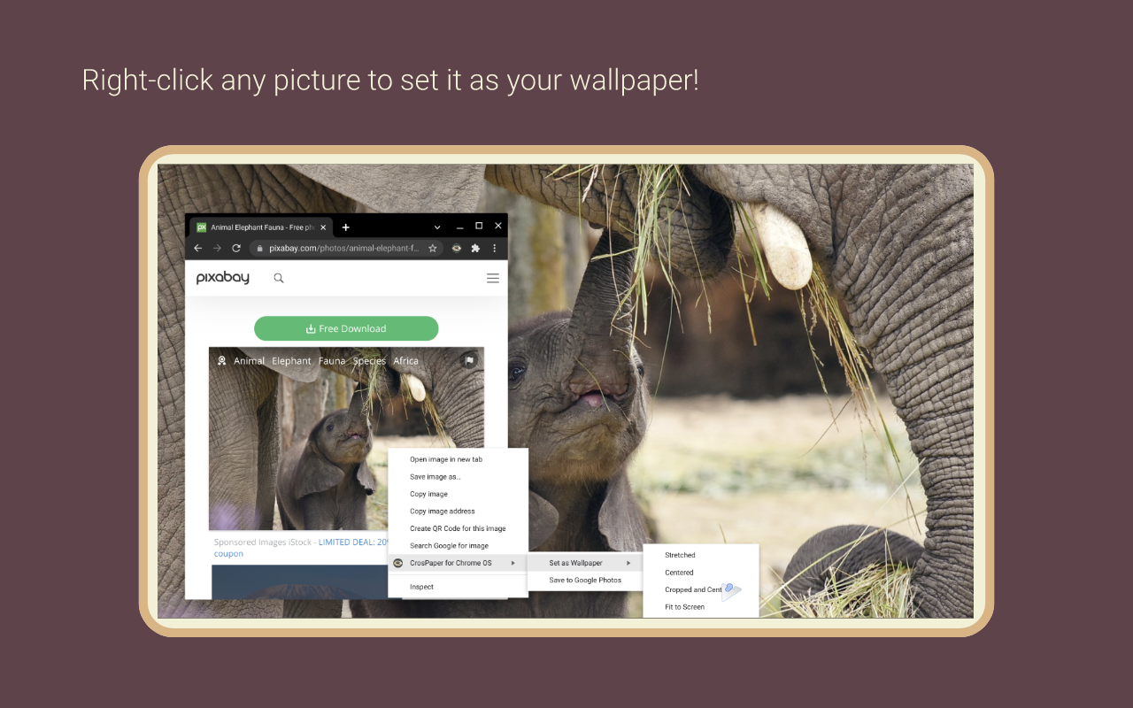 CrosPaper - The Wallpaper Engine for ChromeOS