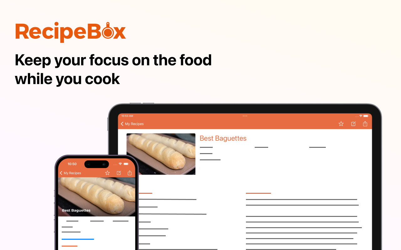 RecipeBox – Save Your Recipes!