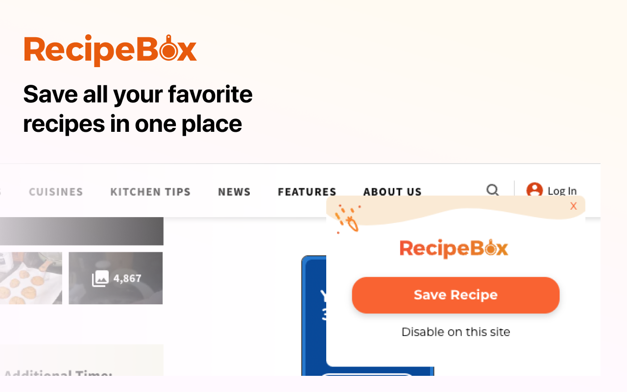 RecipeBox – Save Your Recipes!