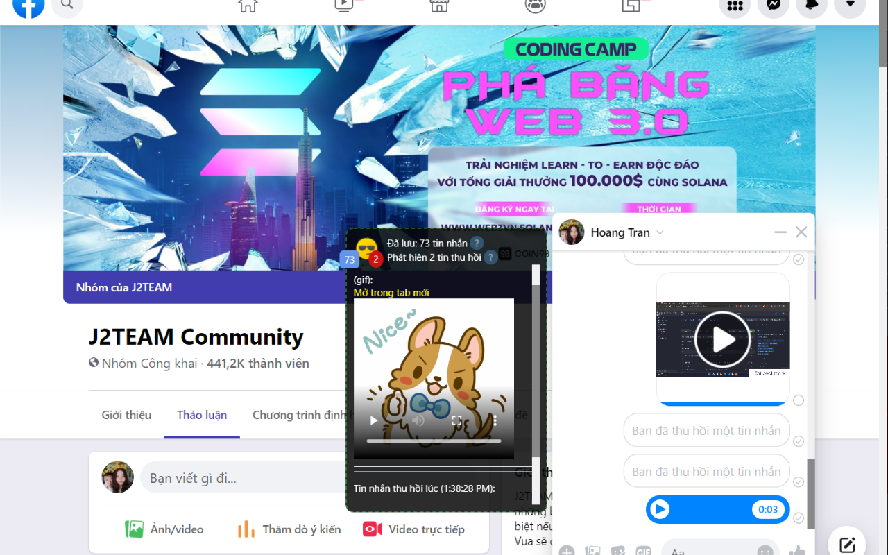 Reveal Deleted FB Messages