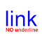 No Link Underline
