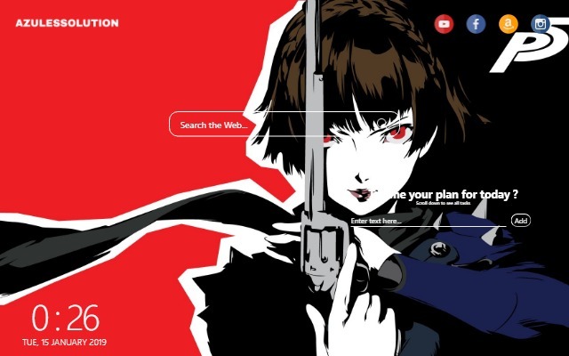 Persona 5 Wallpaper - New Tab Theme