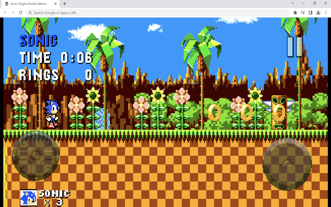 Sonic Origins Pocket Unblocked Game