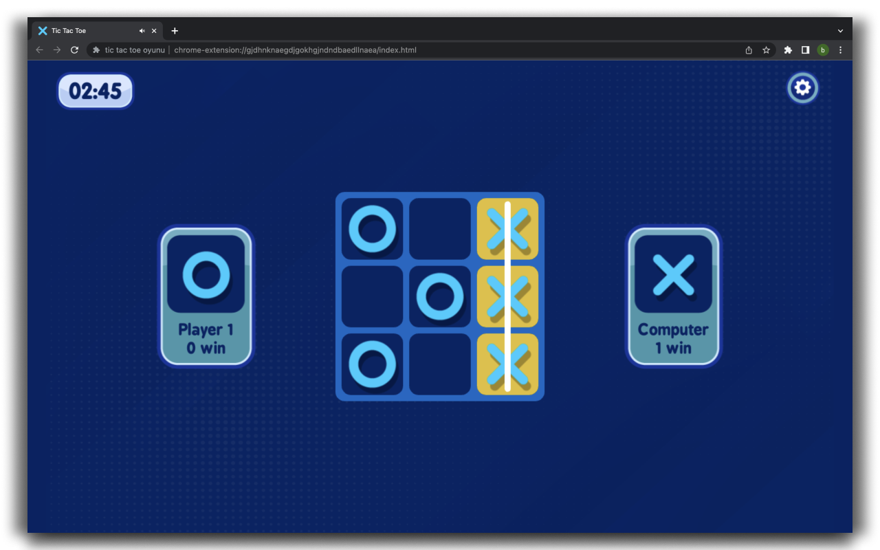 Tic Tac Toe Game - HTML5 Game