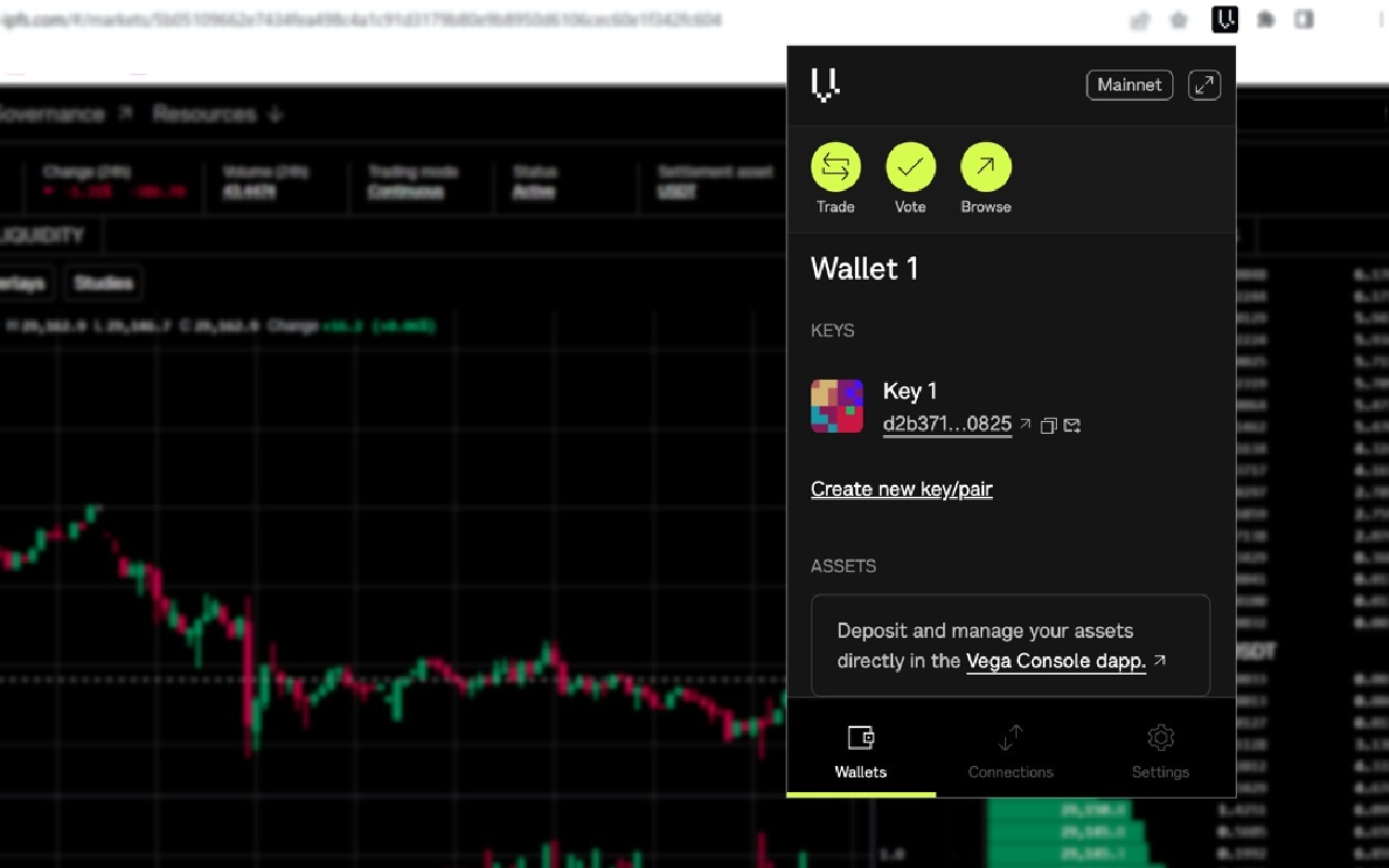 Vega Wallet - Fairground
