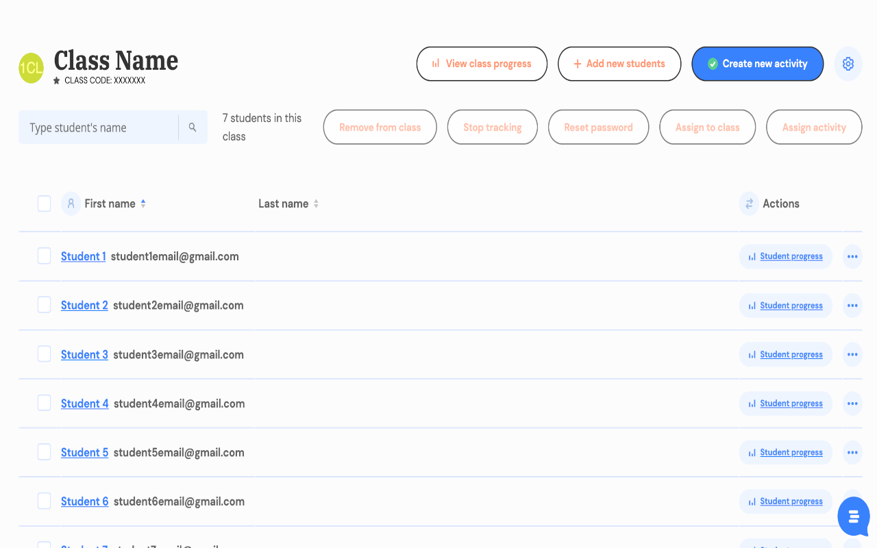 Read Theory Student Data Export