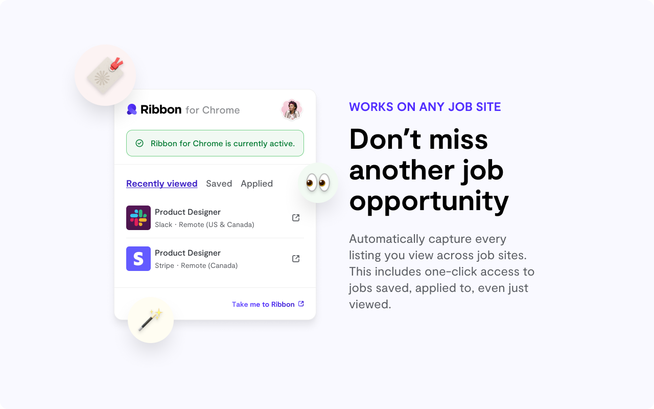 Ribbon: Land your dream job