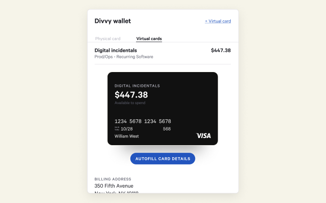 Divvy Wallet