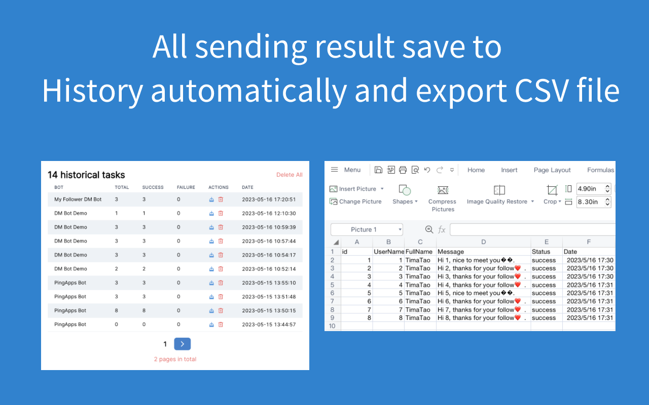Ins DM Bot - Ins群发私信机器人