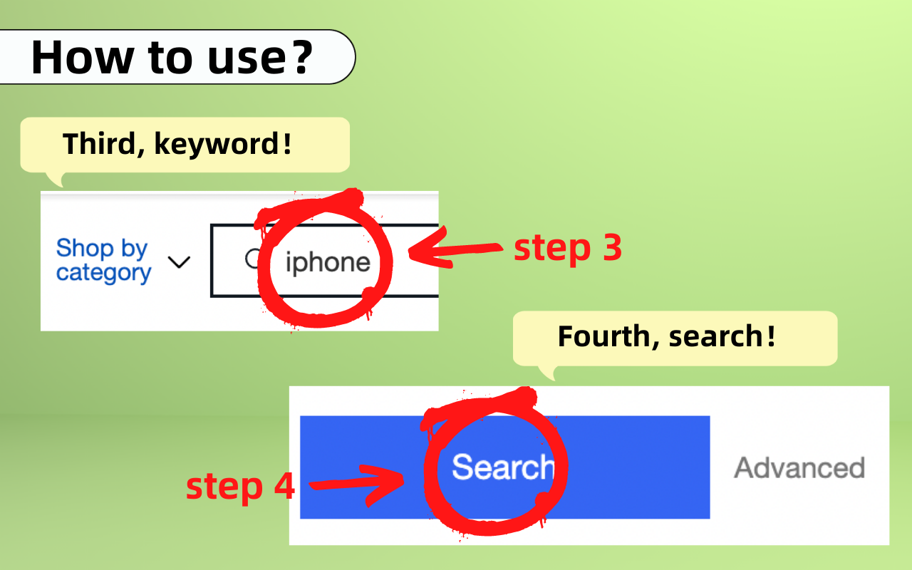 Sales Sort for eBay™ Advanced Search