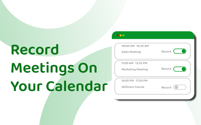 Meetingtor: Record online meetings