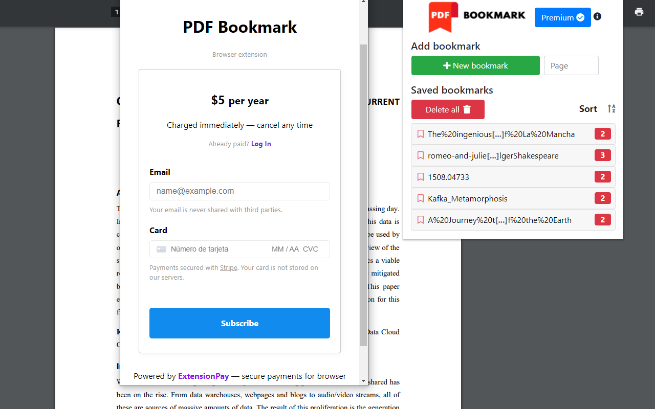 PDF Bookmark