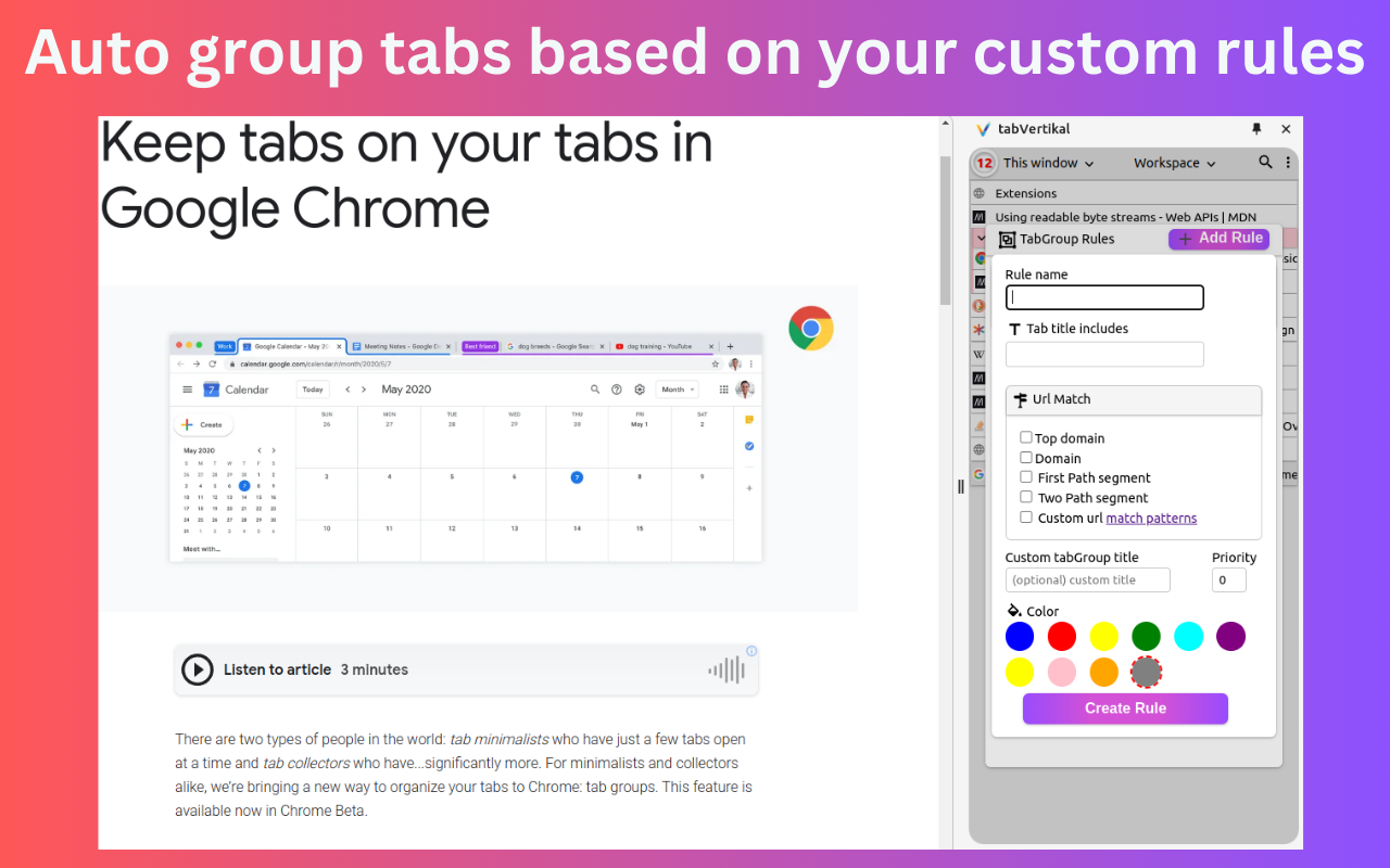 tabVertikal - 垂直选项卡