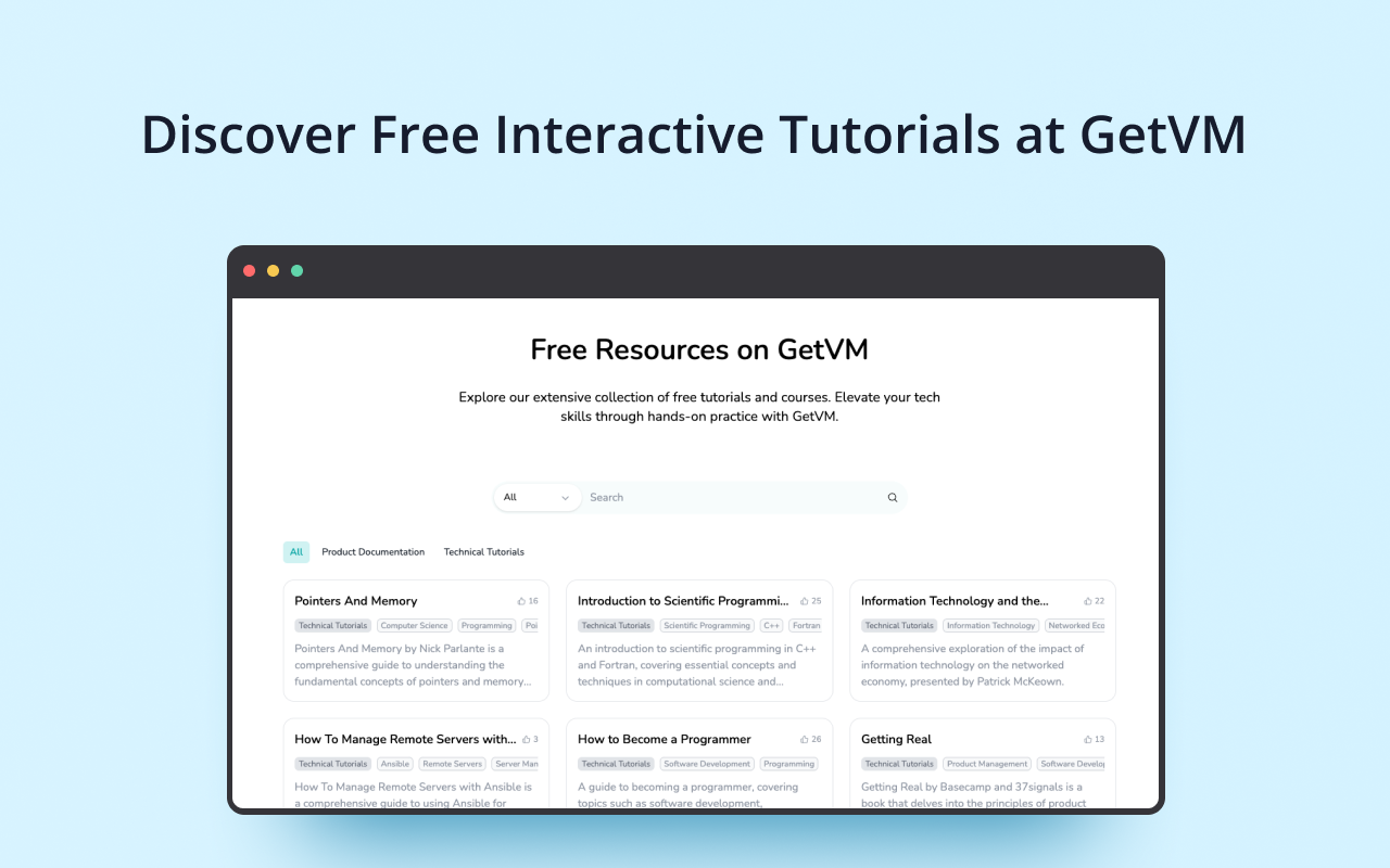 GetVM：免费的 Linux 和 IDE 侧边栏