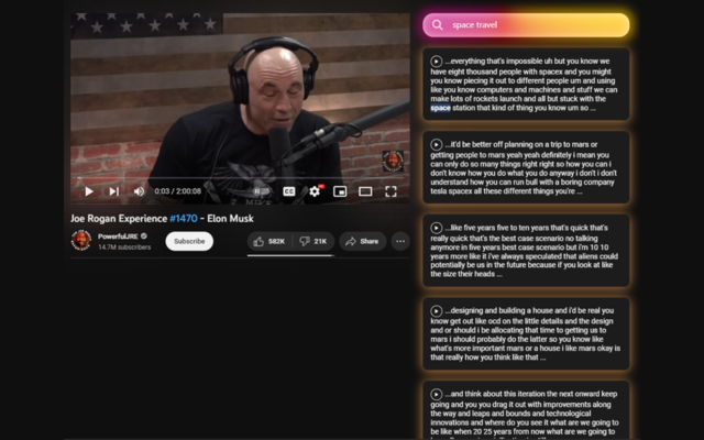 SkmAI: AI-Powered YouTube Video Search