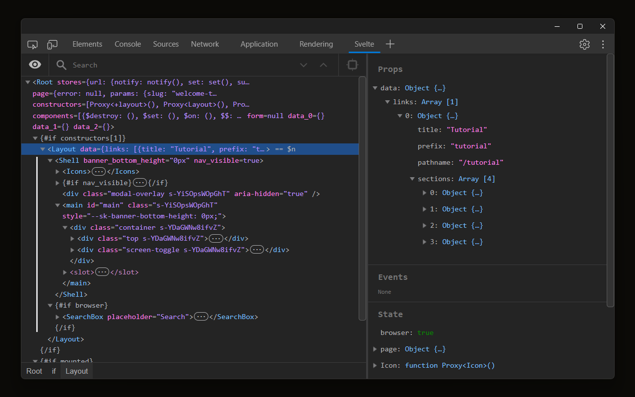 Svelte DevTools