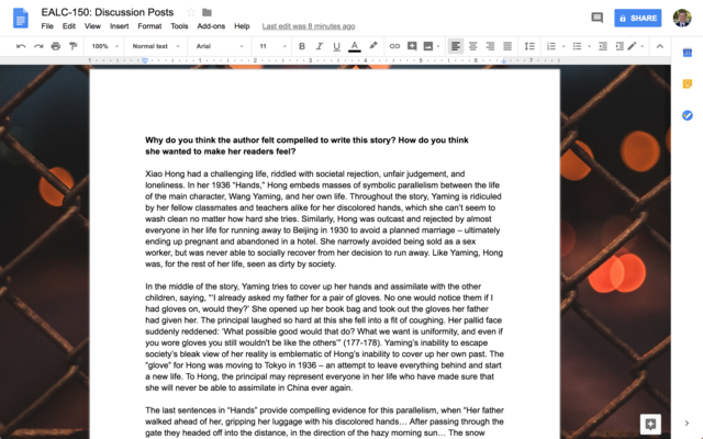Background Image for Google Docs™ & Slides™
