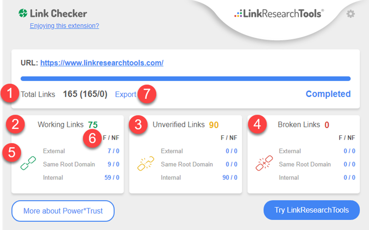 Free Link Checker by LRT