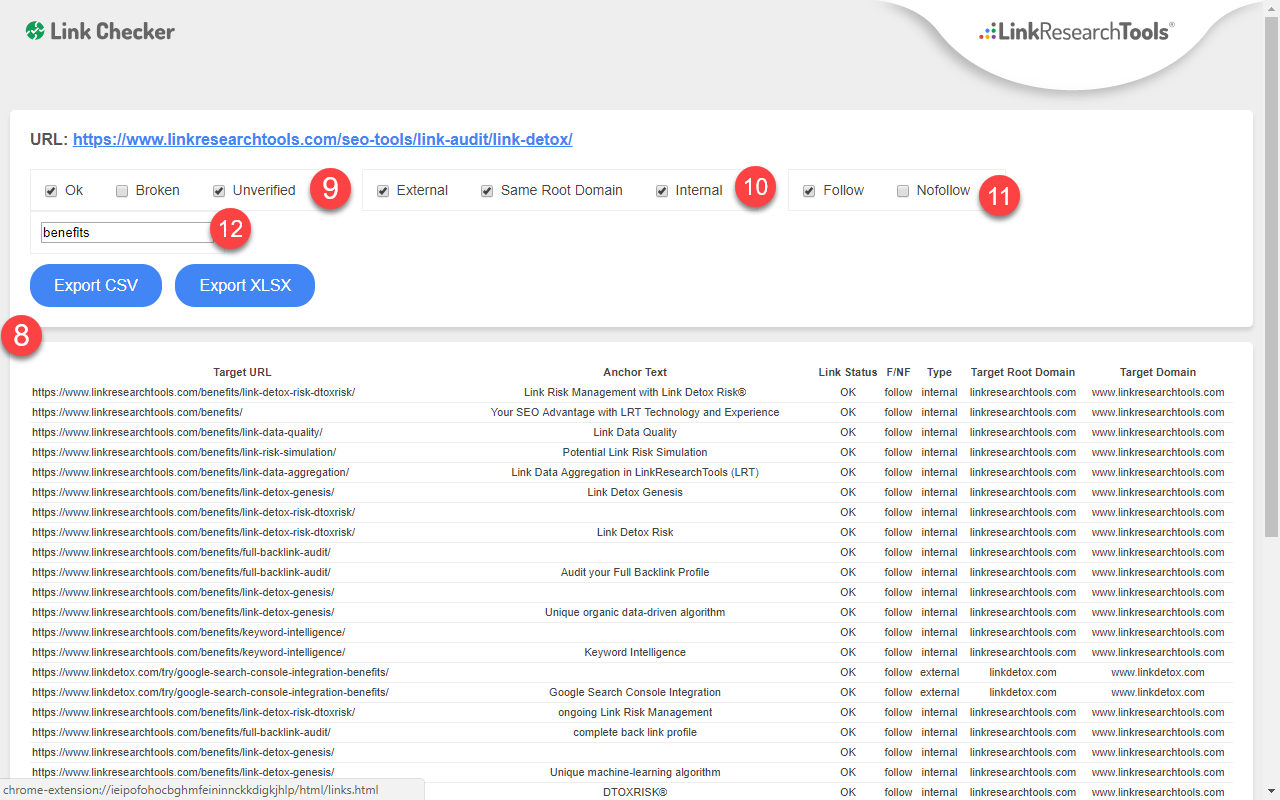 Free Link Checker by LRT