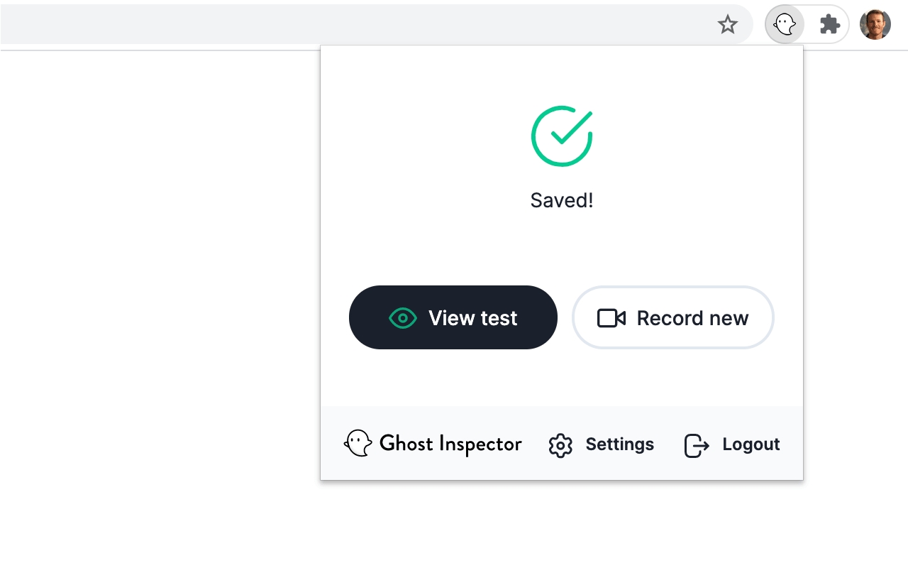 Ghost Inspector - Web Test Recorder
