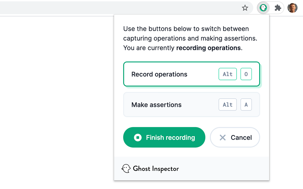 Ghost Inspector - Web Test Recorder