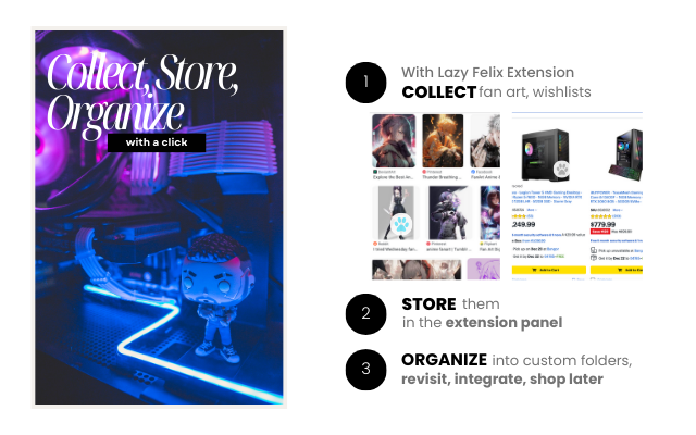 Lazy Felix - Visual Bookmarking