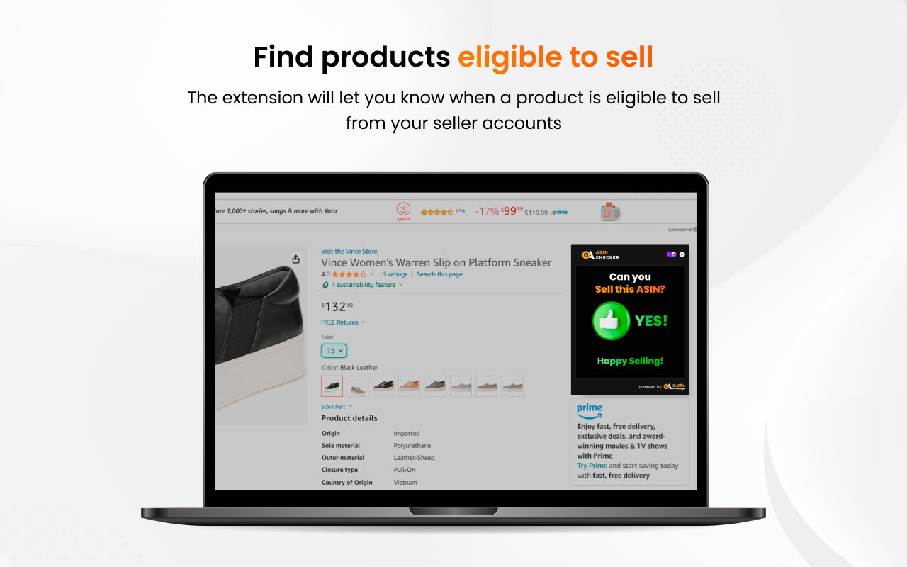 Amazon ASIN Checker tool by AMZ Online Arbitrage