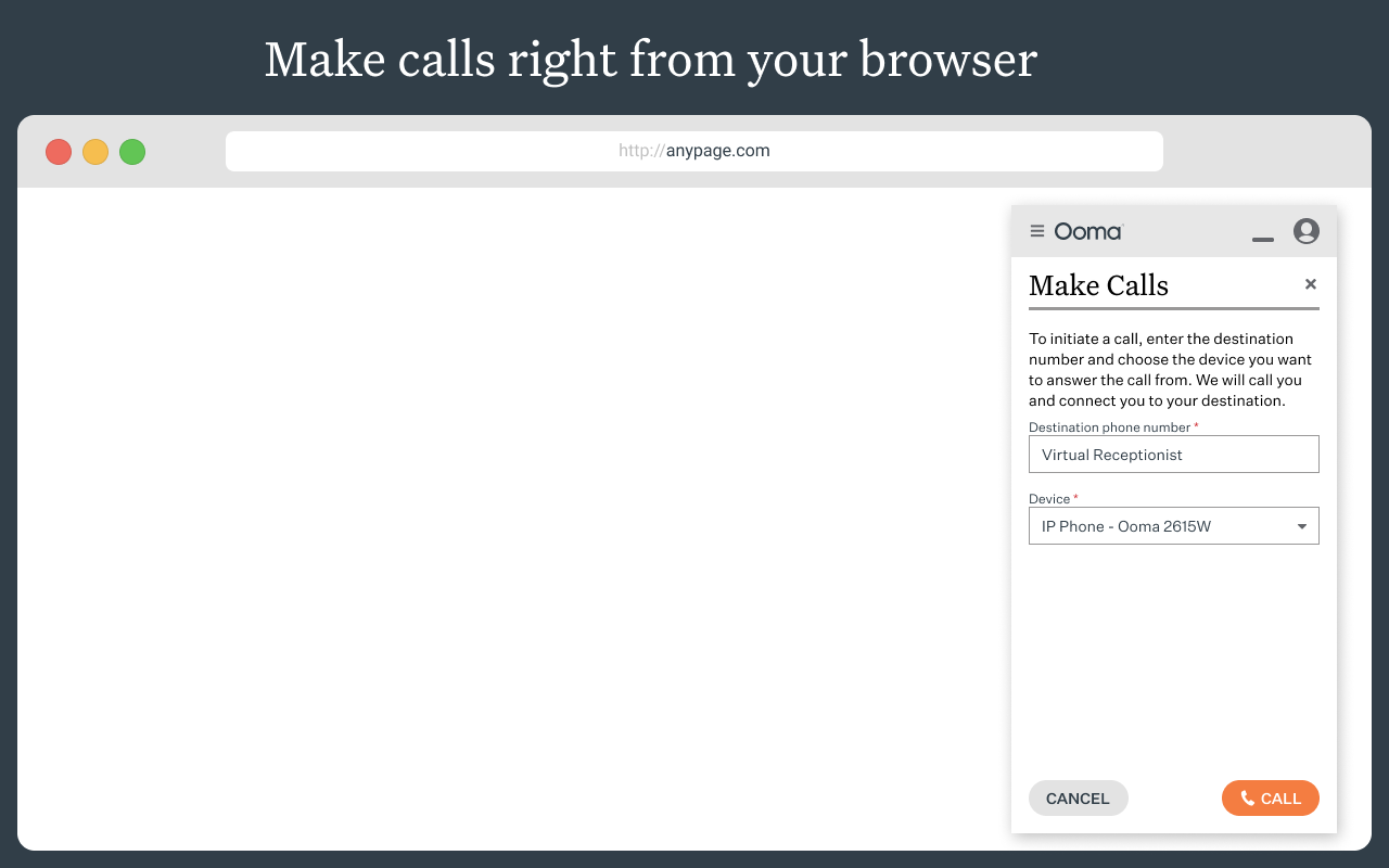 Ooma Office for Chrome