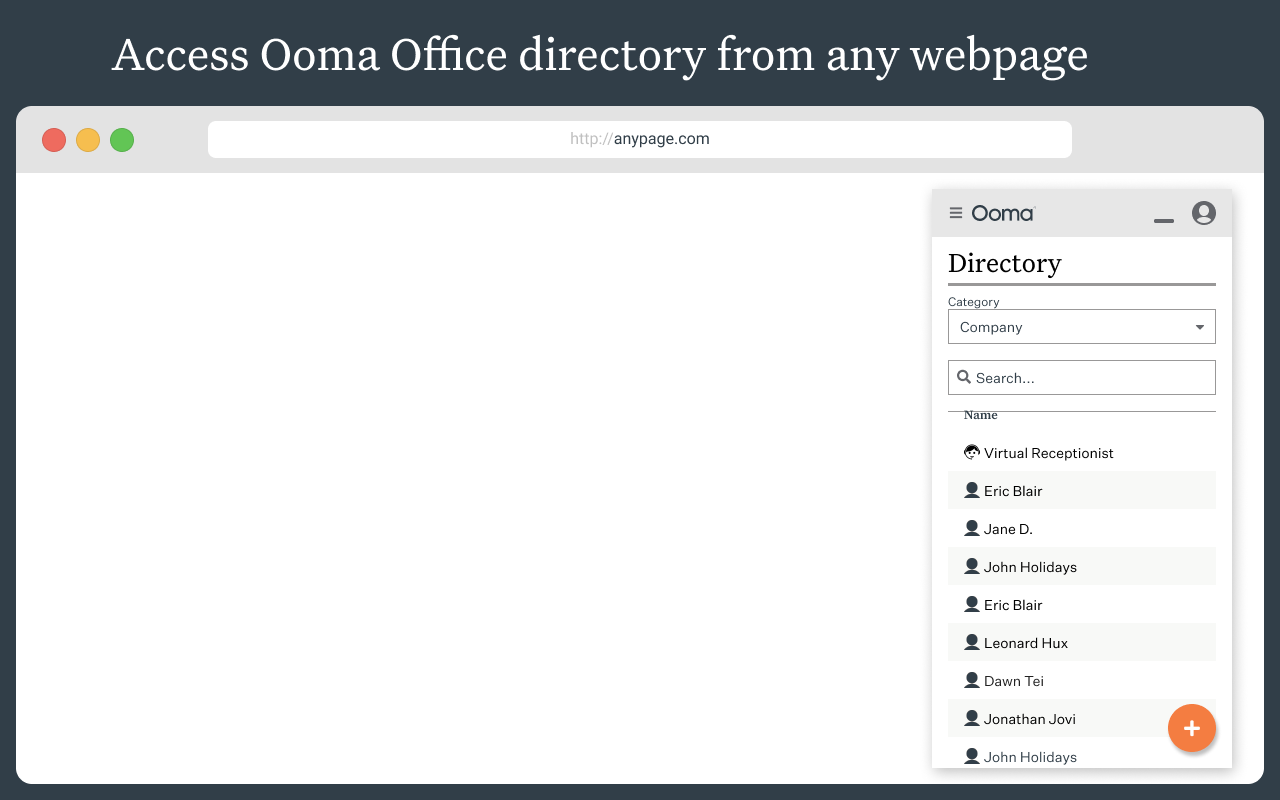 Ooma Office for Chrome