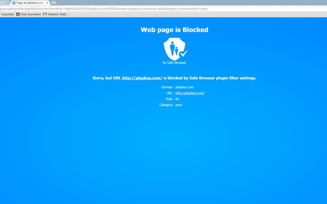 Safe Browser Parental Controls