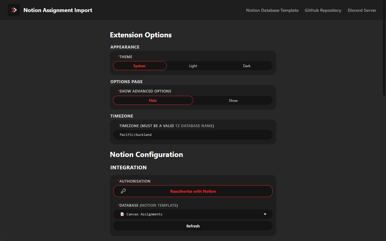 Notion Canvas Assignment Import