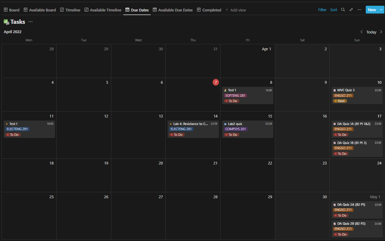 Notion Canvas Assignment Import