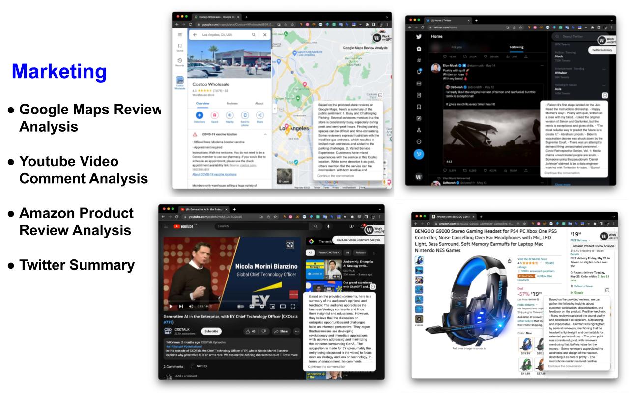 WorkWithGPT-基于ChatGPT的即时提示