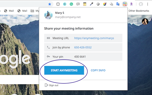 Intermedia Unite™ Chrome Extension