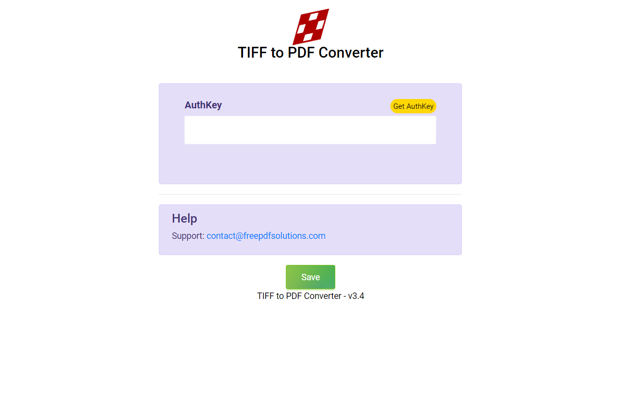 TIFF to PDF Converter