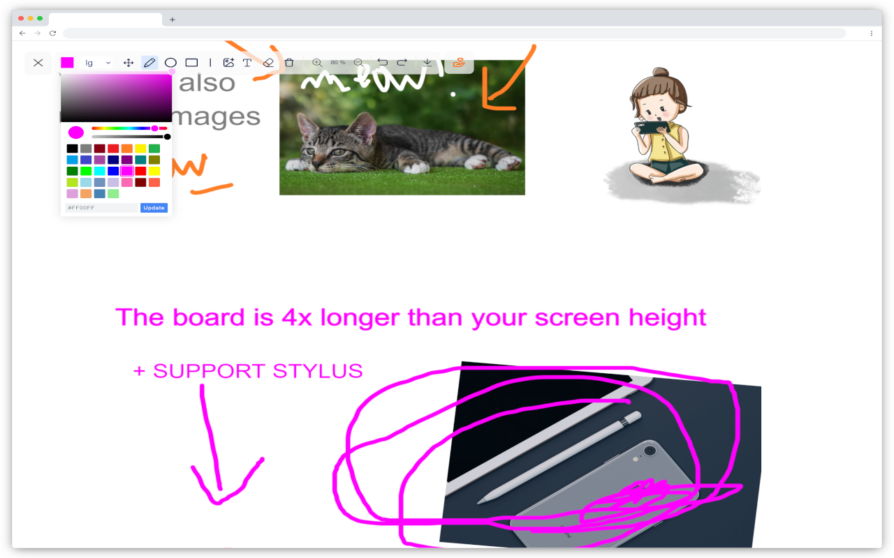 Whiteboard Lite - Simple, Quick Drawing