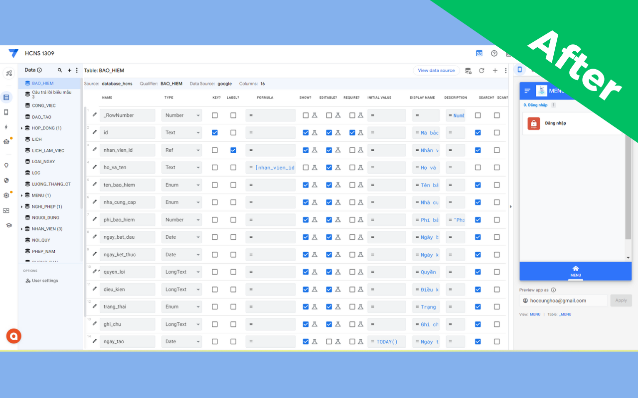 AppSheet View Customizer