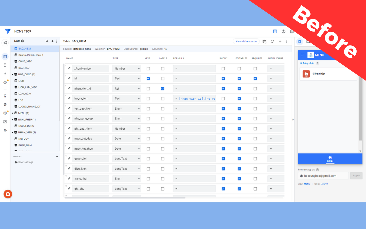 AppSheet View Customizer