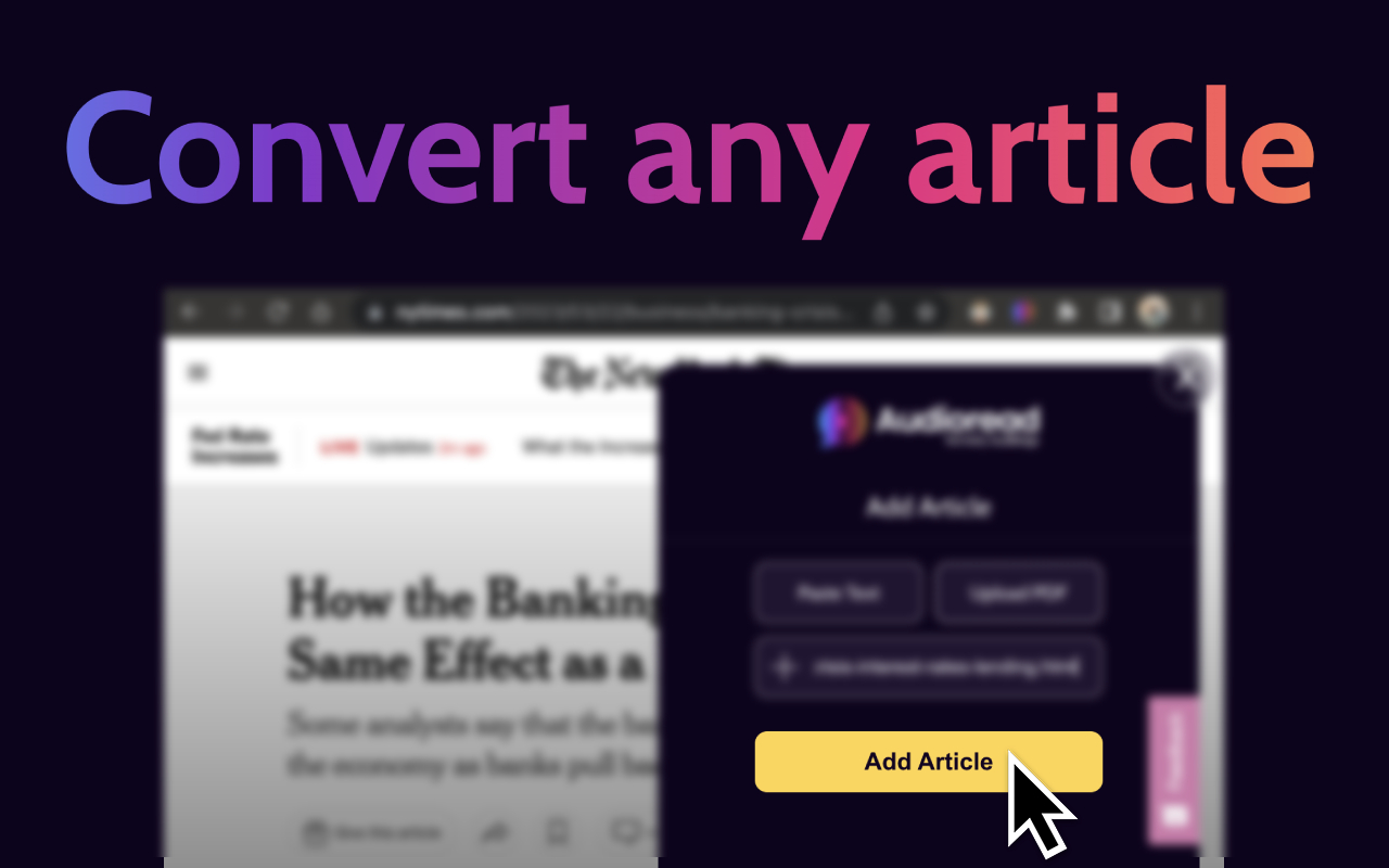 Audioread: Ultra-Realistic Text-to-Speech