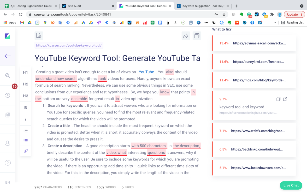 SEO Content Checker: Plagiarism & Readability